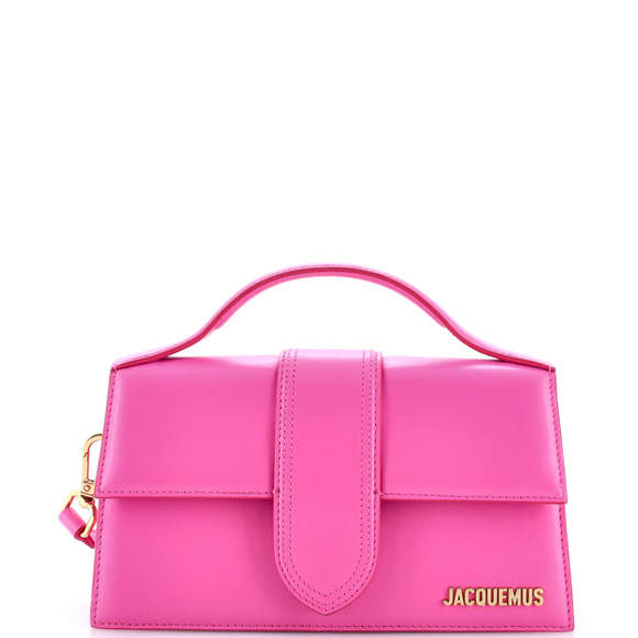 Jacquemus Handbags - Jacquemus Le Grand Bambino Flap Bag Leather